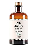 FLASCHENPOST GIN - Gib deinem Leben einen Gin - Handmade Deutscher Premium Gin mit frischen Zitrus- und Wacholdernoten (0,5l)