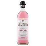 Brokers Gin Premium Pink Gin Erdbeergeschmack 40Prozent vol. (1 x 0.7 l)