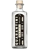 Quarantini Social Dry Gin mit fruchtigen Geschmacksnoten (500ml) – Premium Gin mit aromatischen Gin Botanicals aus Papaya, Bergamotte und Pomeranze – Perfekt geeignet als Gin Geschenkset