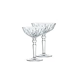 Spiegelau & Nachtmann, 2-teiliges Cocktailgläser-Set, 180 ml, Noblesse, 100831 Kristall Klar