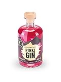 LiquorMacher Pink Gin 500ml [38,5% Vol.] – Pinker Beeren Zitrus Gin mit verführerischen Genuss – Gin Geschenk für Männer und Frauen – Perfekt für Gin Tonic