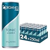 Red Bull Organics by Red Bull Tonic Water, 24 x 250 ml, Dosen Bio Getränke 24er Palette, OHNE PFAND