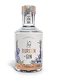 Burgen Bio Dry Gin 45% vol - Handgefertigt und Ökologisch, Exquisite Botanicals, Perfekt als Geschenk, Ideal für Genießer (1 x 0.5 l)