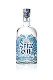 Spree Gin aus Berlin, 500ml Flasche Dry Gin -Grote & Co.‘s Organic Dry Gin destilliert mit echten Spreewaldgurken