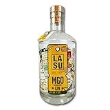 LA SU Mango Gin 43% vol. (1x 0,7 Liter) Premium handcrafted Gin mit frischer Mango Note. Fruchtiger Gin, exklusiver Sommer-Geschmack, ideal für Gin & Tonic