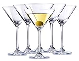 Bormioli Rocco 6X Martini Glas Martinigläser Gläser Martinischale Cocktailglas Cocktail Sekt Champagner Dessert Schale