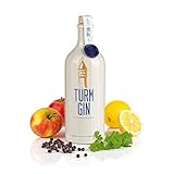 TURM GIN London Dry Gin - Echt nordisch, echt gut. | Premium Bio-Gin aus Deutschland 47% | Holsteiner Cox und 15 norddeutsche Botanicals [0,7 Liter]