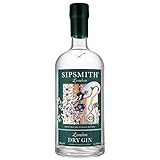 Sipsmith London Dry Gin | samtiger und charaktervoller London Dry Gin | Weich genug für einen Martini, ebenso intensiv für einen Gin & Tonic I 41.6% Vol | 700ml Einzelflasche | 1er Pack