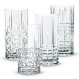 Nachtmann 4-teiliges Longdrink-Set, Kristallglas, 445 ml, Highland, 0097784-0