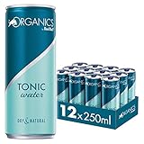 Organics by Red Bull Tonic Water Dosen Bio, 12er Palette, EINWEG, 12er Pack (12 x 250 ml)