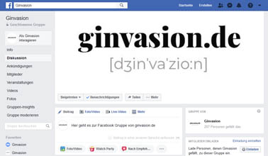 ginvasion.de Link zur Facebook-Gruppe