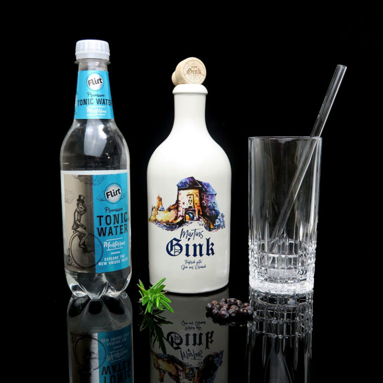 Flirt Tonic Water Range von Aldi ginvasion Dry, Mediterran, Gurke